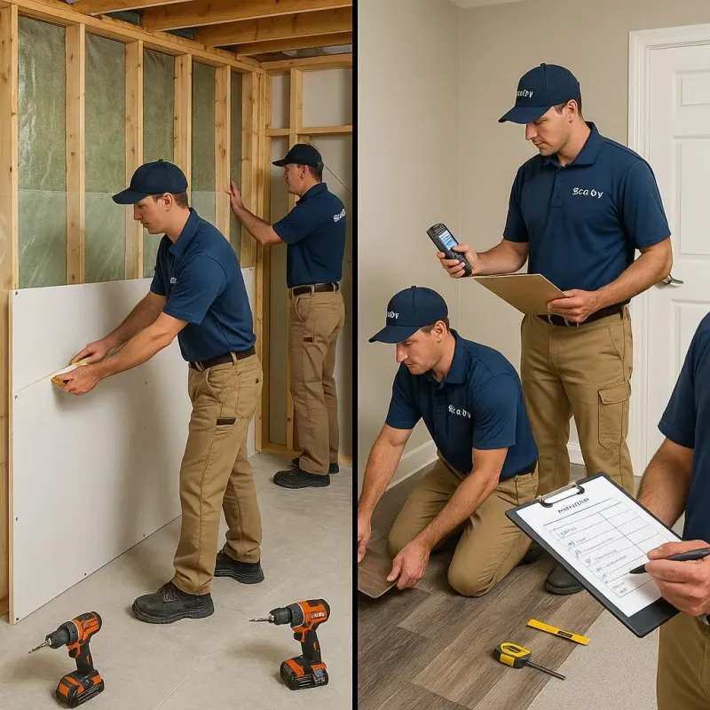 Repairs and Reconstruction process in Lincoln, ME